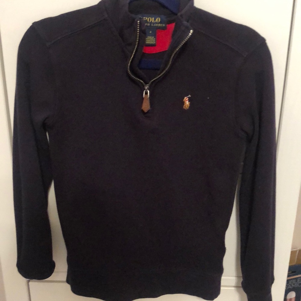 Kids size 6 Polo Ralph Lauren quarter zip sweater